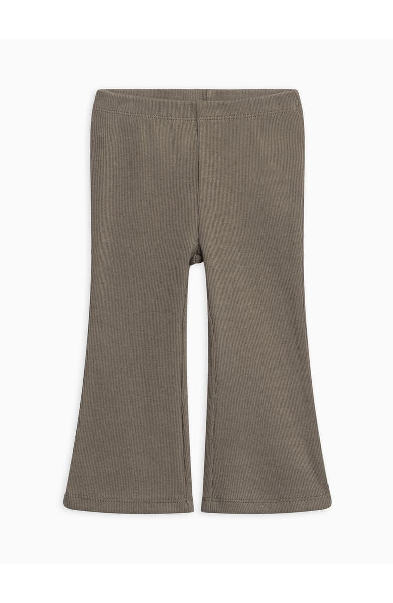 Kendi Nell Ribbed Flare Leggings, Main, color, Olive