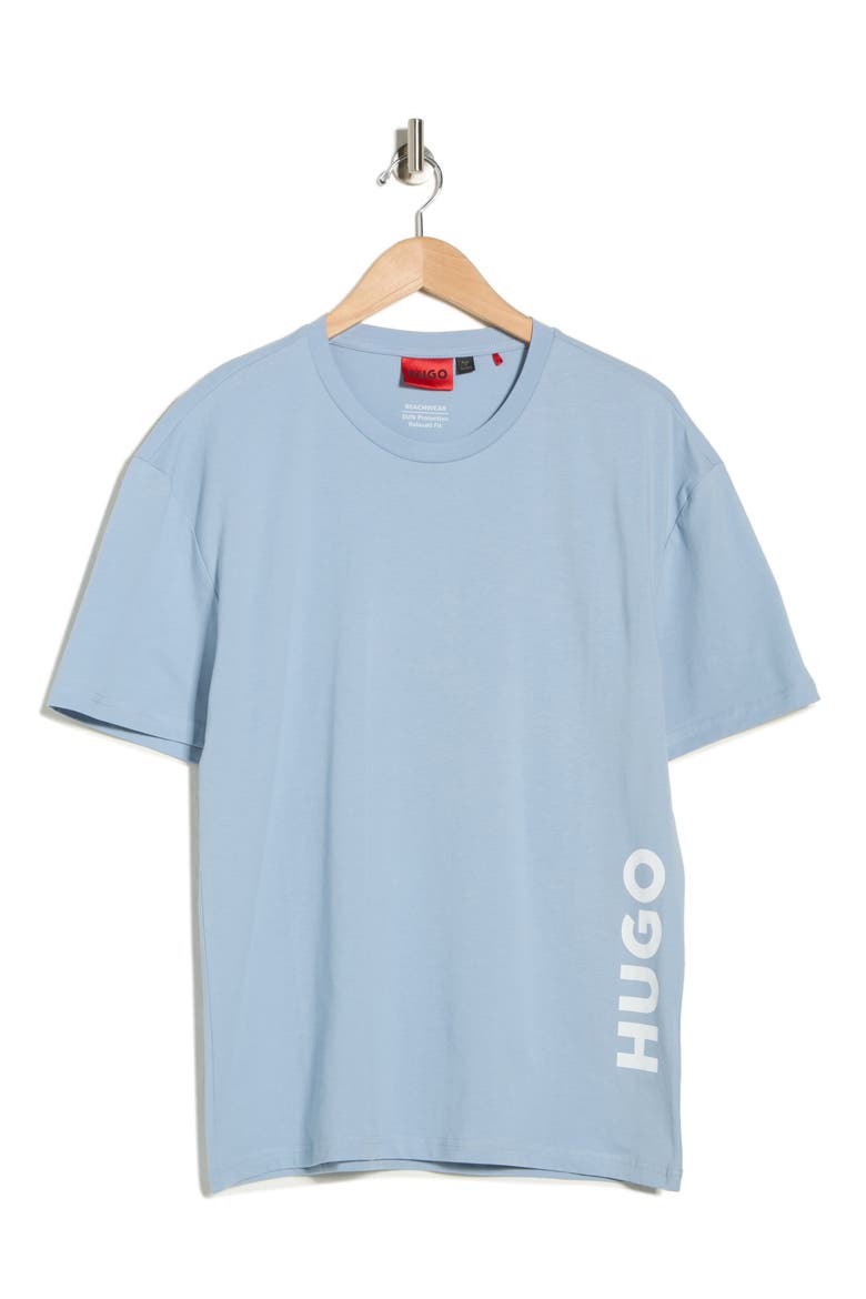 Relaxed Logo T-Shirt, Alternate, color, OPEN BLUE
