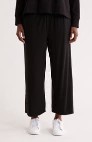 Eileen Fisher Pull-On Crop Wide Leg Pants