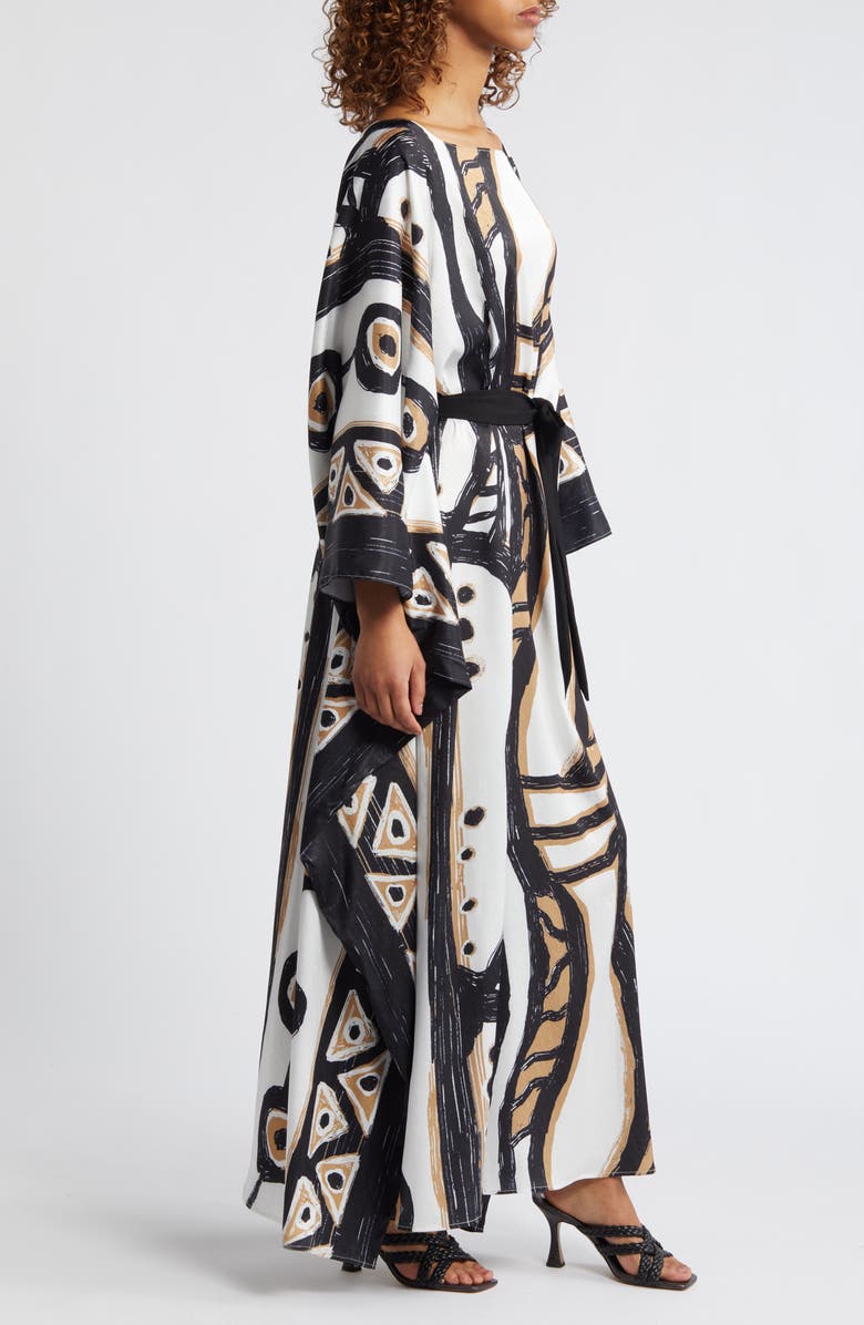 DIARRABLU Sini Print Wrap Dress, Alternate, color,