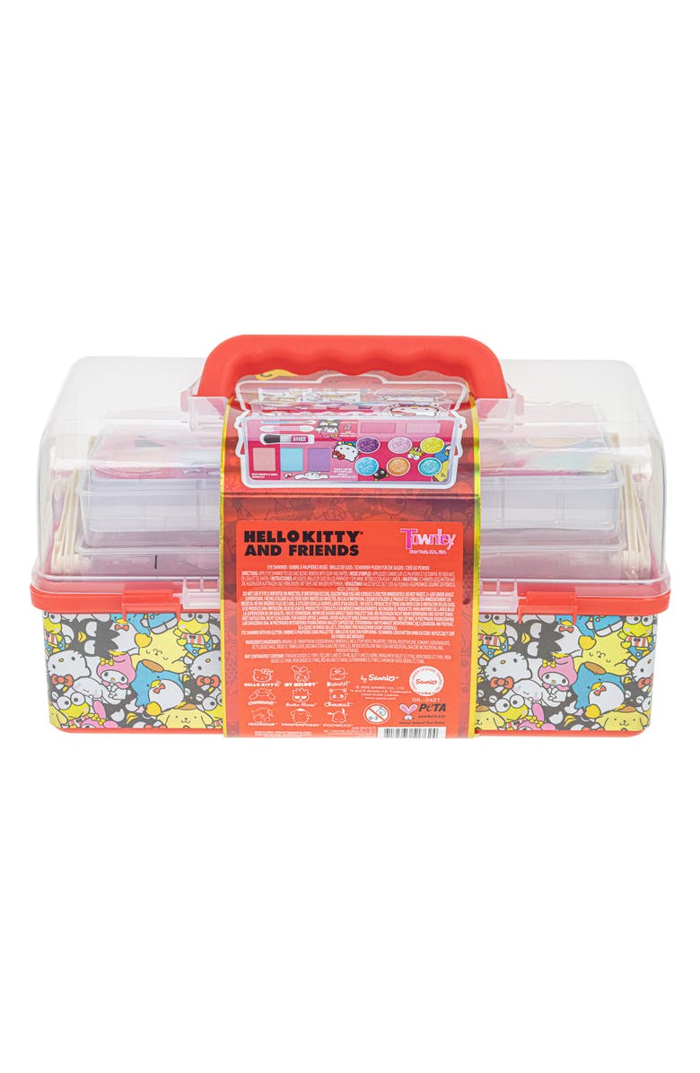 TOWNLEYGIRL Hello Kitty On-the-Go 20-Piece Assorted Cosmetic Kit, Alternate, color, Red