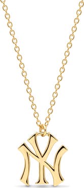 Luv AJ x The MLB New York Yankees Logo Charm Necklace