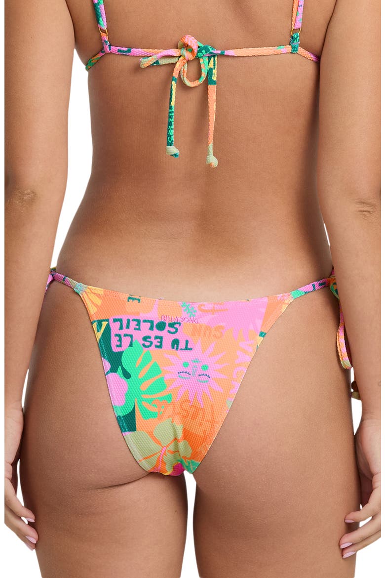 Sunscape Low Tide Side Tie Cheeky Swim Bottoms, Alternate, color, DEEP LAGOON