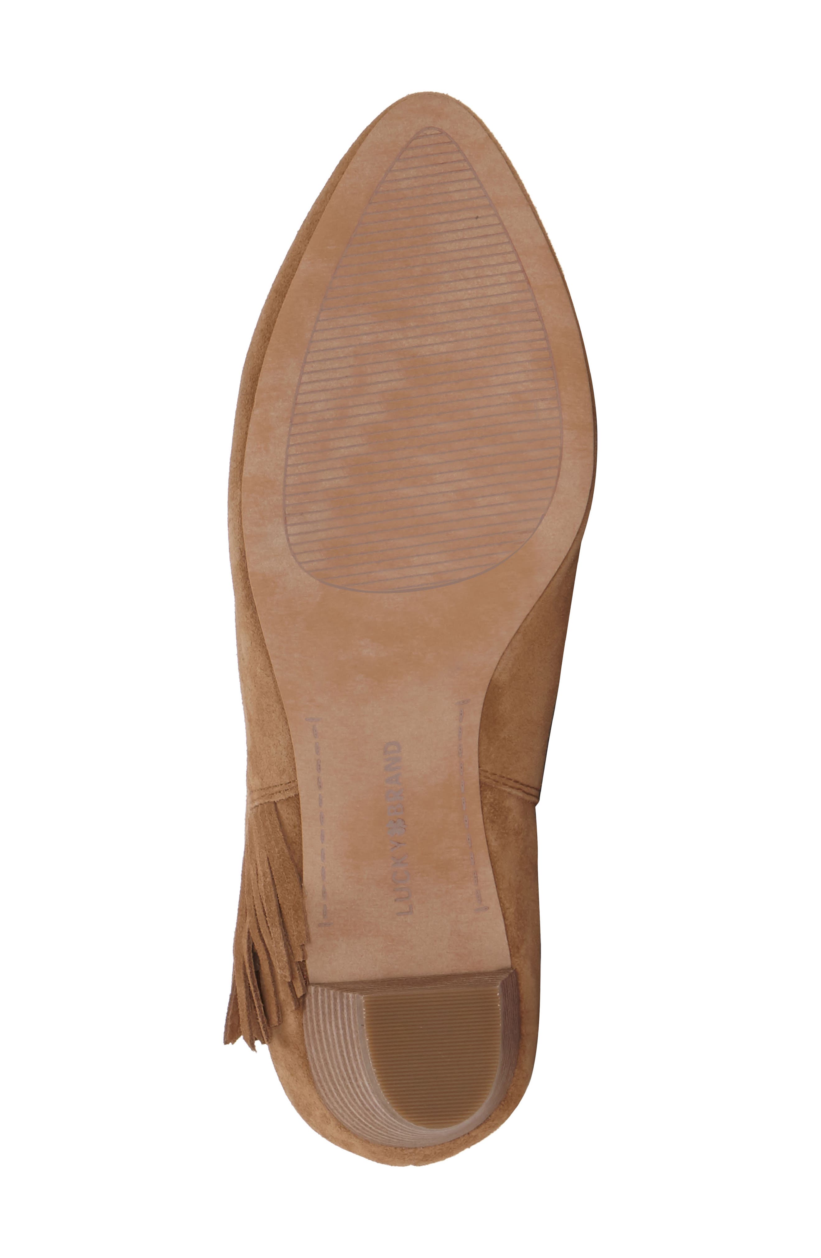 Zakina Bootie, Alternate, color, HONEY SUEDE