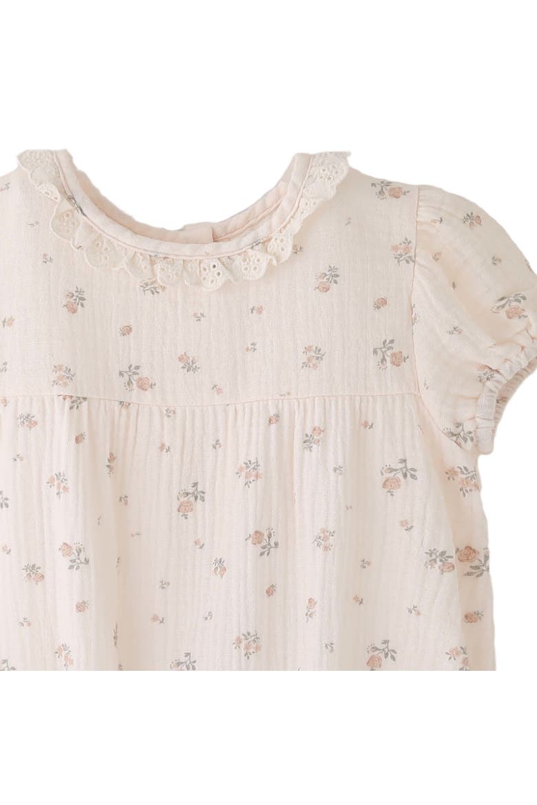 Pastel Bloom Romper, Alternate, color, Pink
