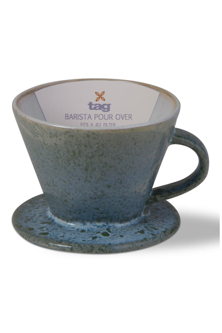 Barista Pour Over Coffee Dripper, Main, color, OCEAN BLUE