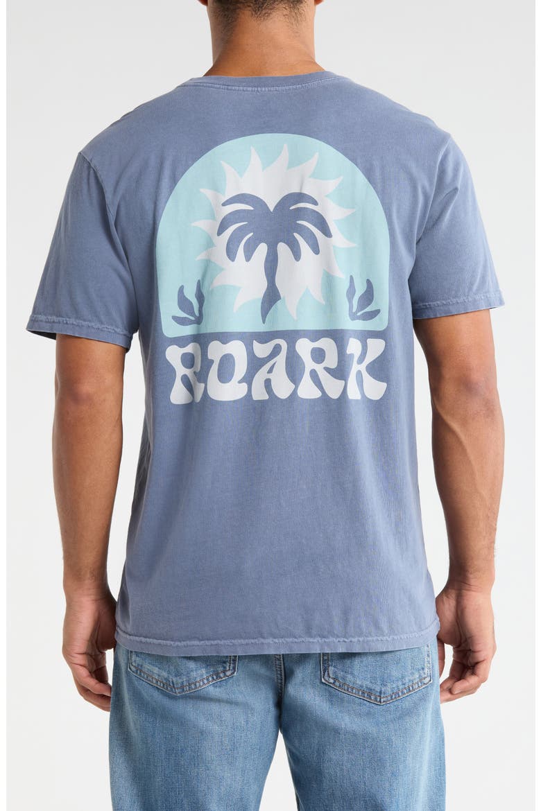 Palm Graphic Regular Fit T-Shirt, Alternate, color, NEPTUNE