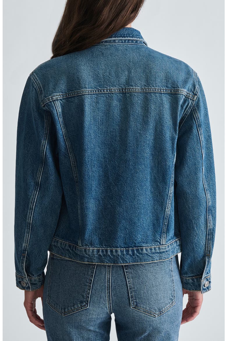Rubie Denim Trucker Jacket, Alternate, color, MID SHADED CLASSIC B