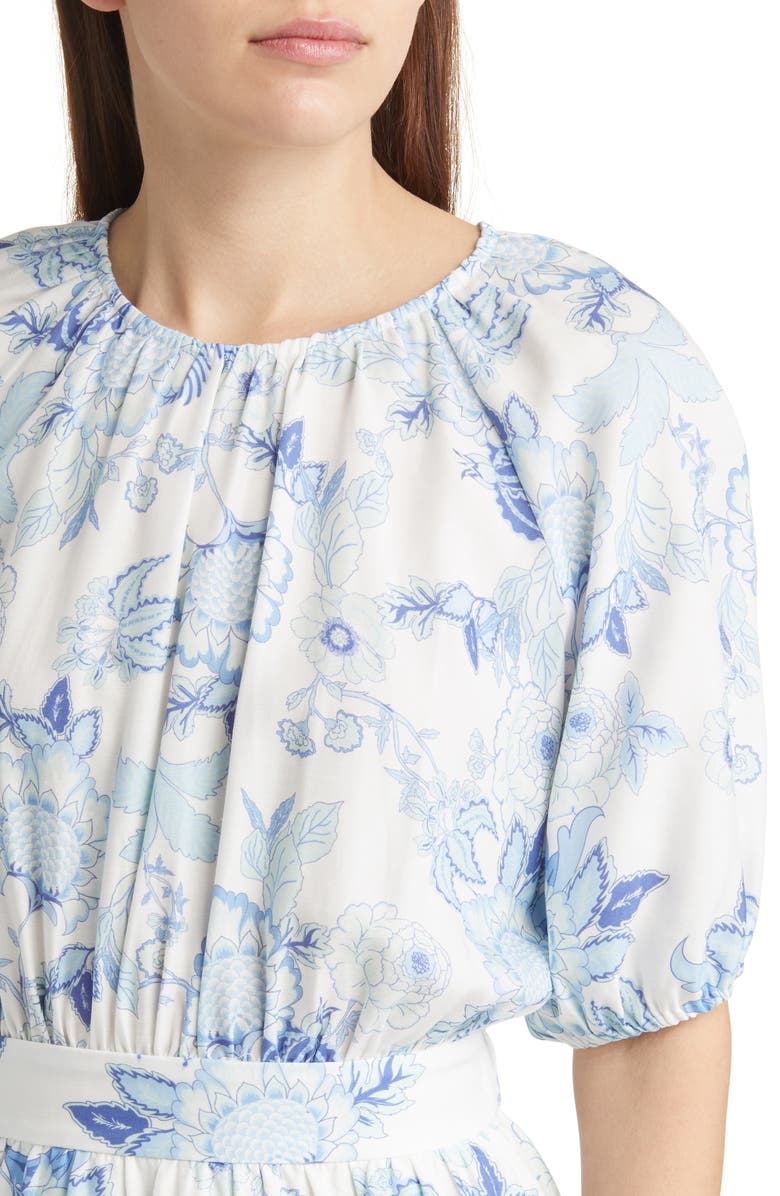 Sophie Rue Khai Floral Open Back Minidress, Alternate, color,