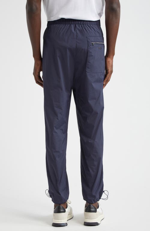 Herno Water Repellent Stretch Nylon Joggers In Blue
