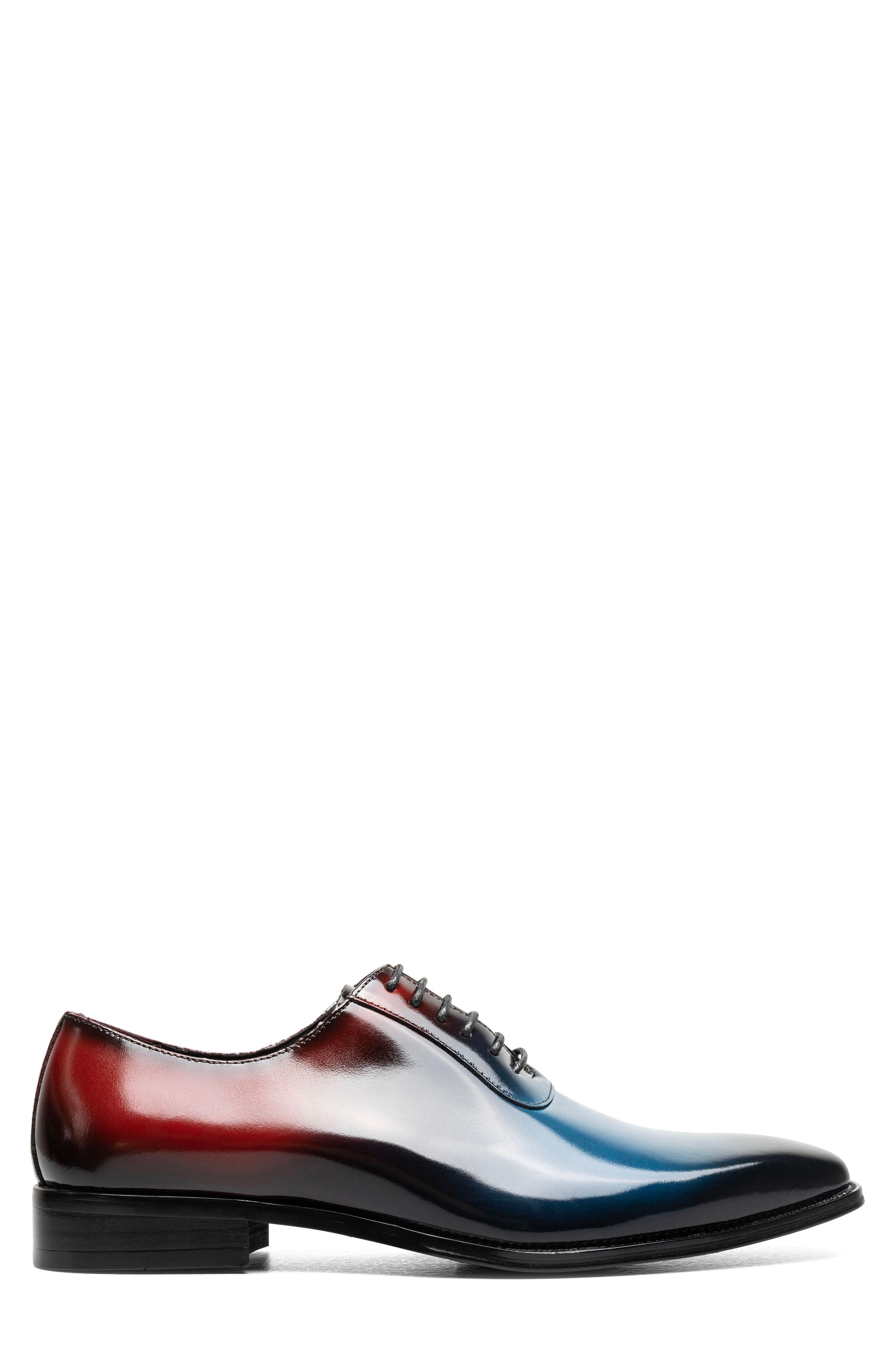 Stacy Adams Shaffer Plain Toe Oxford, Alternate, color, Navy Multi