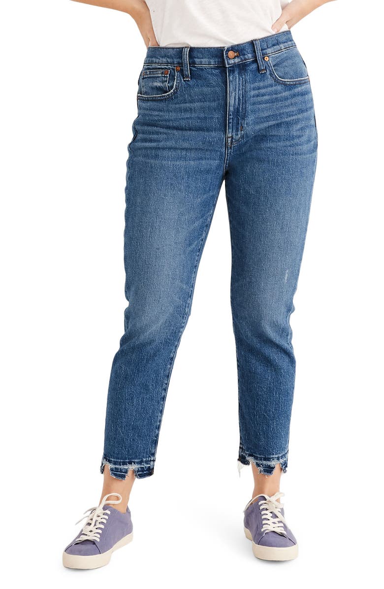 Madewell The High Rise Slim Boy Jeans, Alternate, color, 