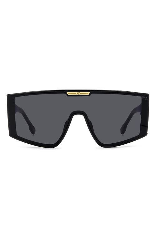 Carrera Eyewear Victory C 99mm Rectangular Mask Sunglasses In Black