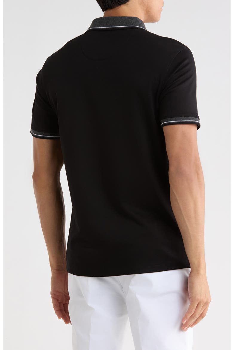 Padres Stretch Cotton Polo, Alternate, color, ONYX