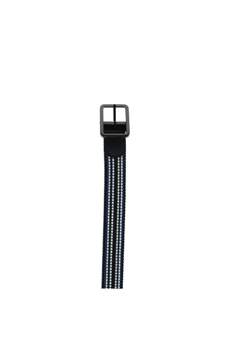 Alejandro Black Stripes & White Reversible Braided 35MM Golf Belt, Alternate, color, Black Stripes and White