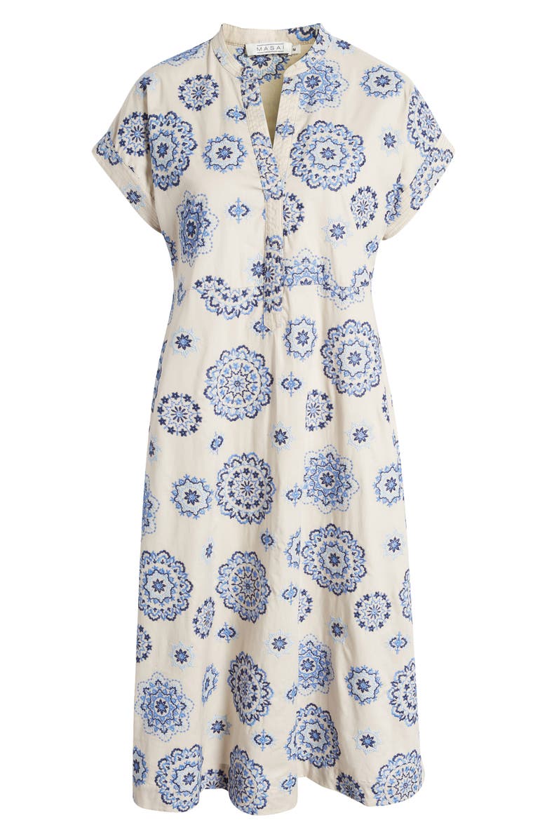 Masai Copenhagen Nynki Embroidered Dress, Alternate, color, Nebulas Blue