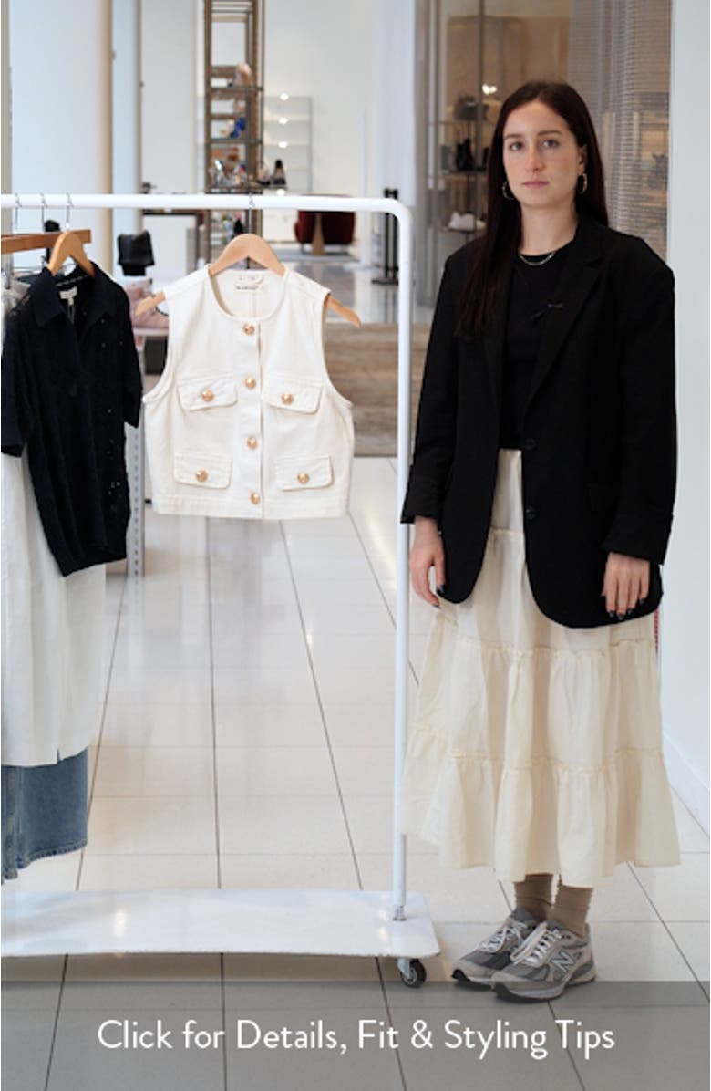 Button-Up Denim Vest, sales video thumbnail