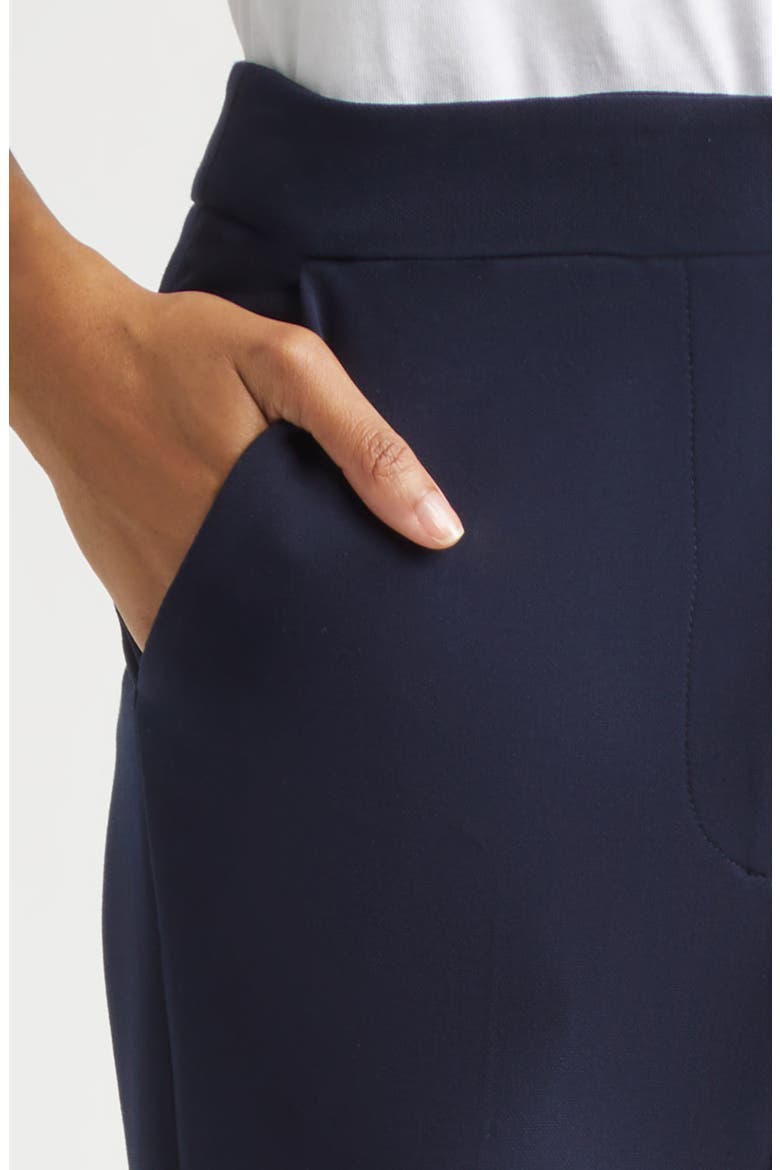 Arden High Waist Flare Leg Pants, Alternate, color, NAVY