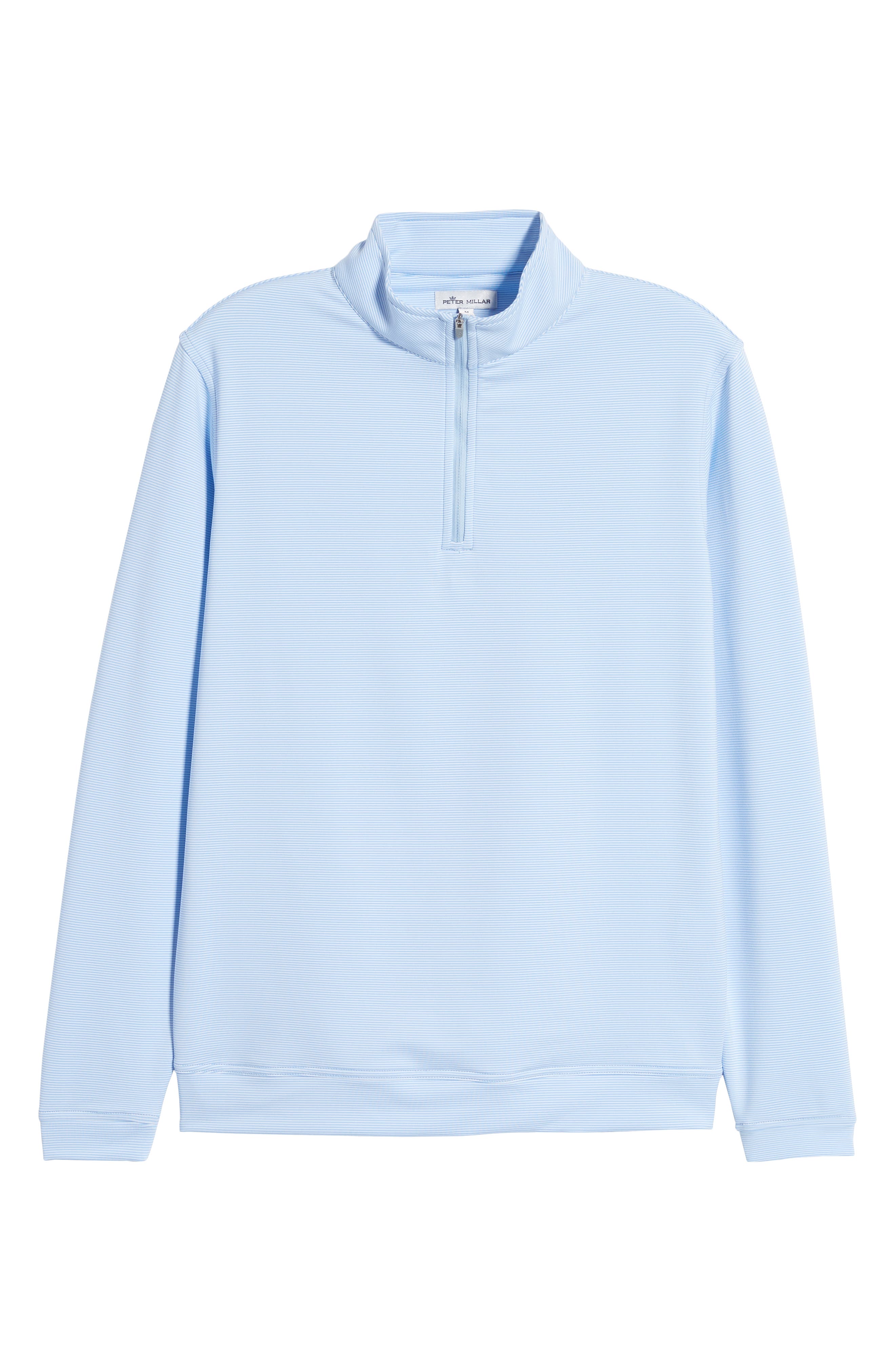 Мужские Peter Millar Perth Stripe Quarter Zip Performance Pullover — фото 5