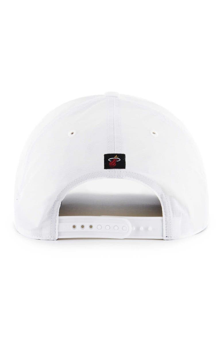 '47 Men's '47 White Miami Heat Fairway Hitch brrr Adjustable Hat, Alternate, color,