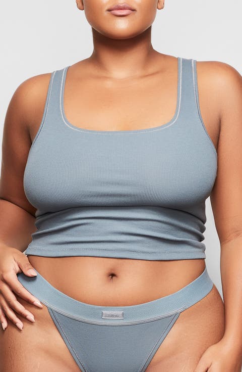 Stretch Cotton Rib Tank (Regular & Plus)