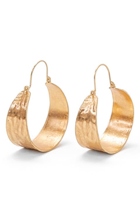 Terrain Hoop Earrings