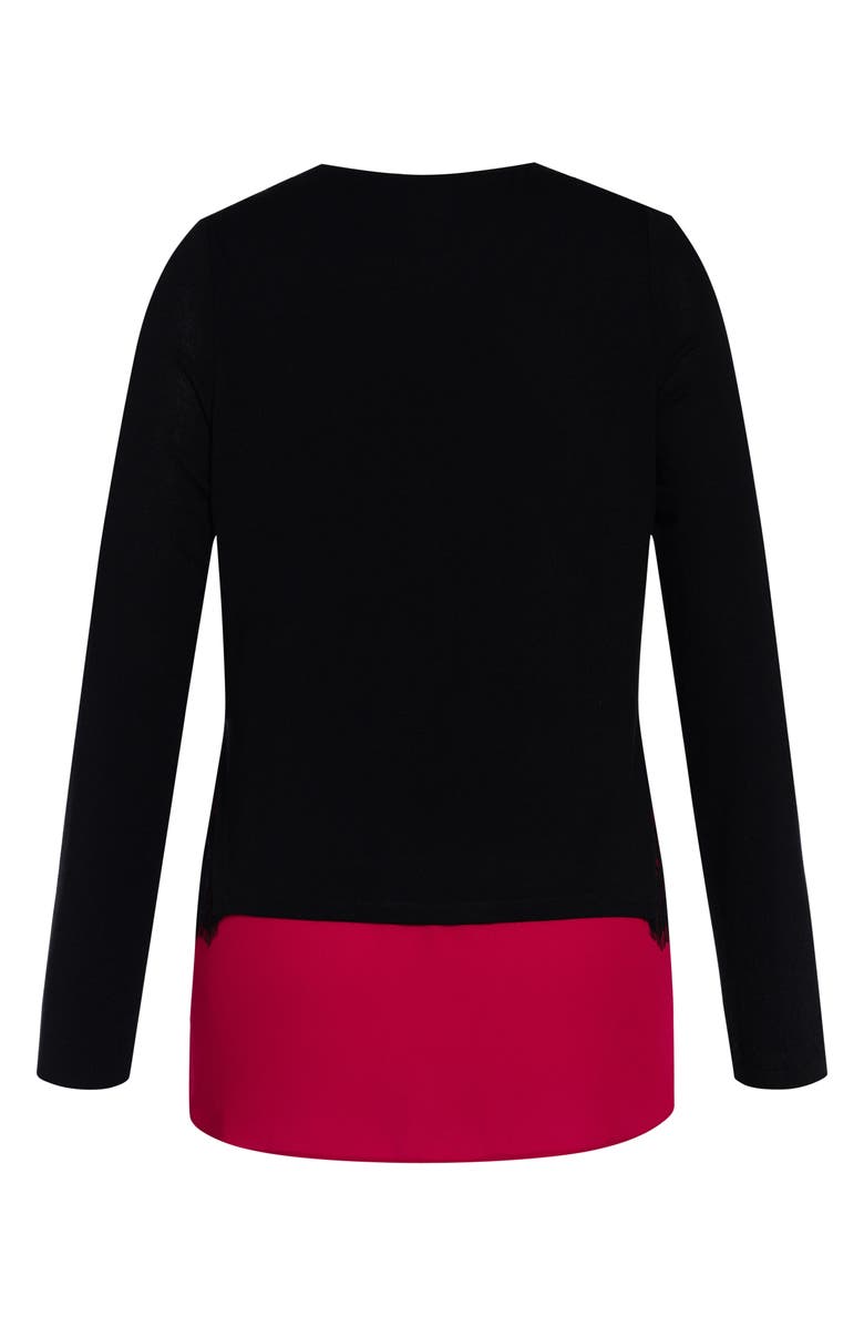 City Chic Effortless Top, Alternate, color,