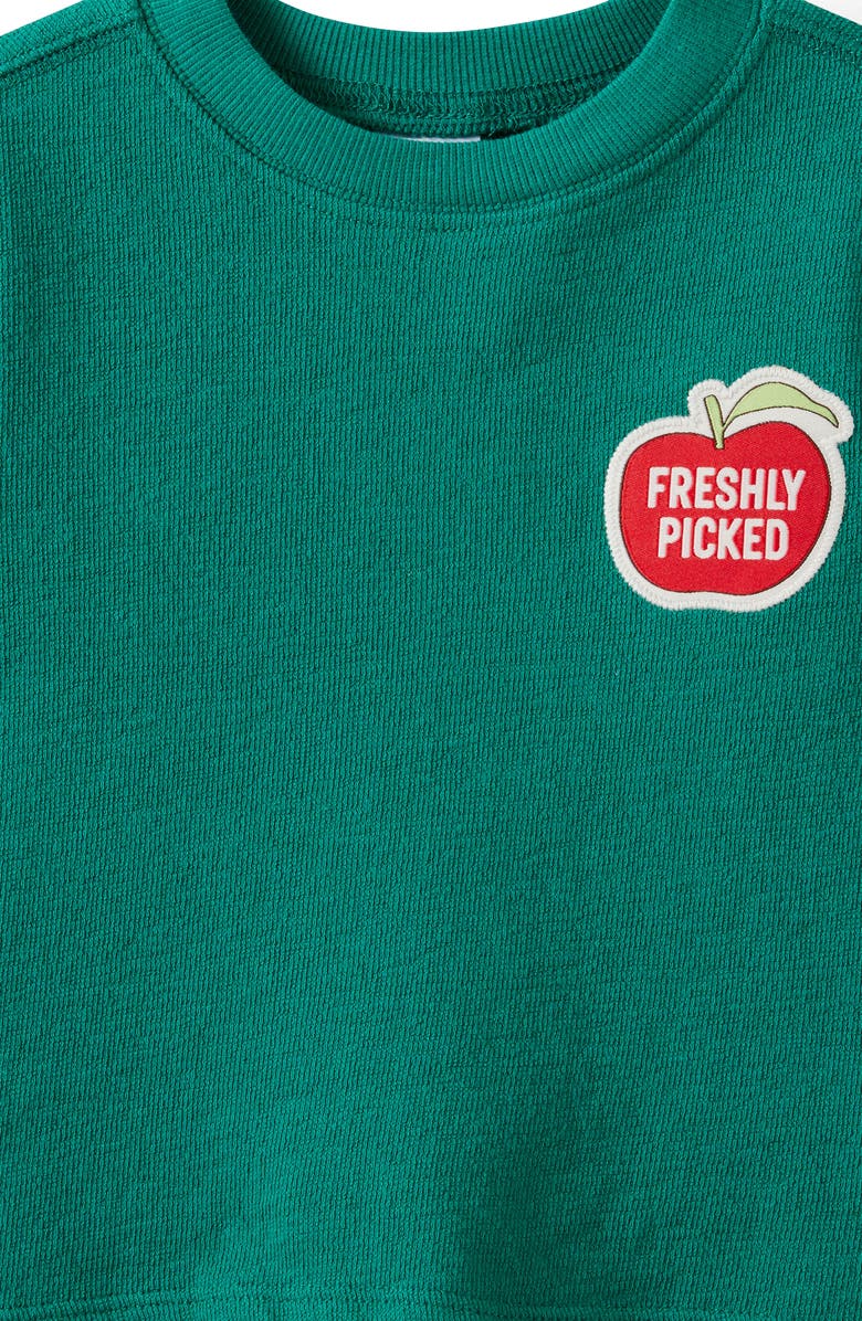 Cotton On Kids Baby Textured Tee, Alternate, color, English Ivy Freshly Picked