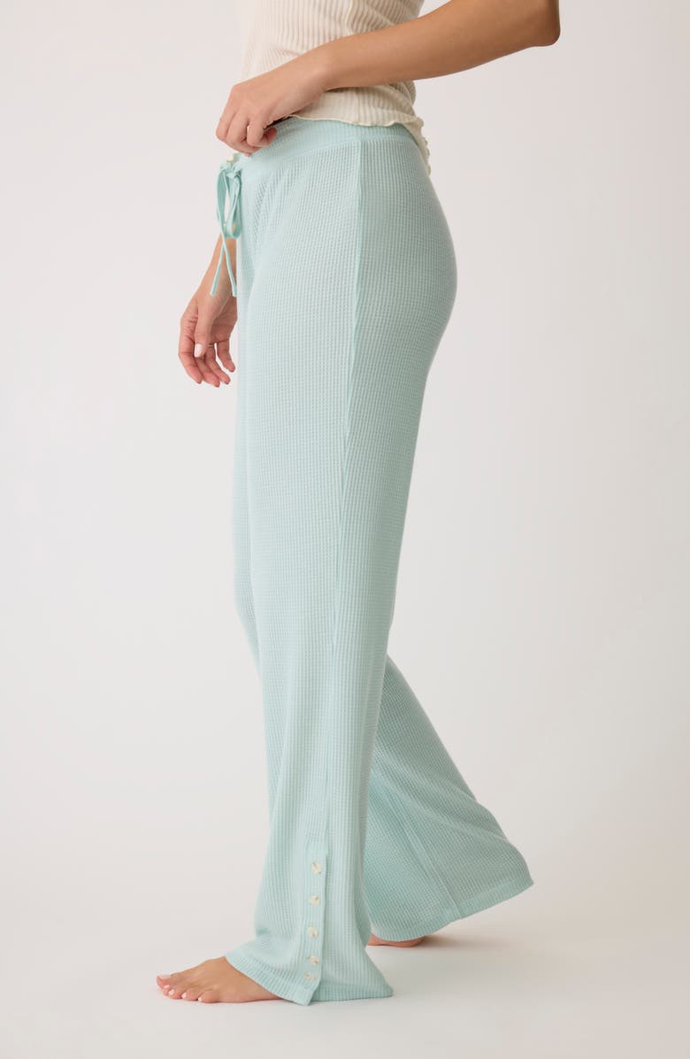 PJ Salvage Take it Easy Waffle Knit Pajamas Pants, Alternate, color, 