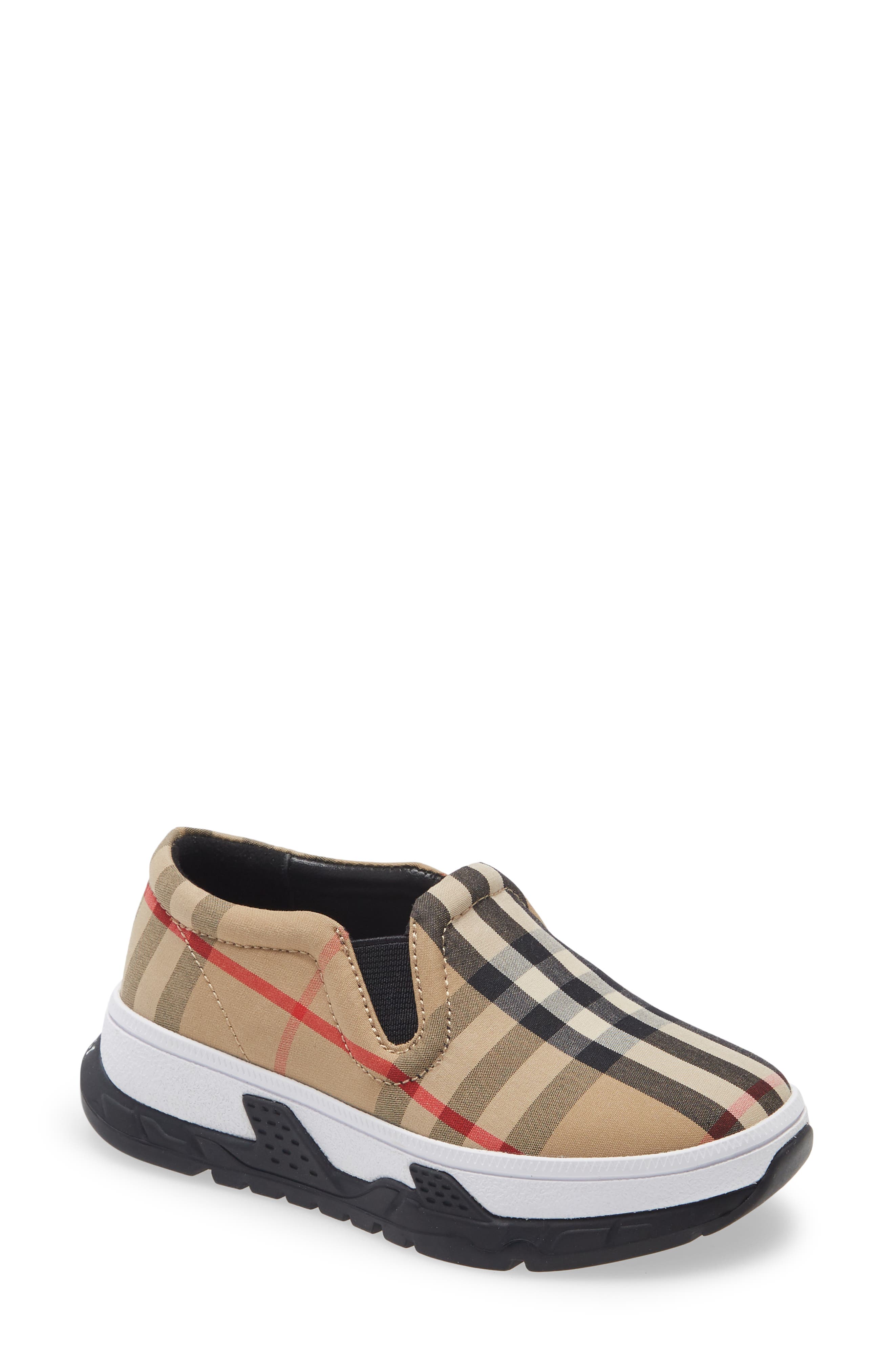 Burberry Brety Check Slip-On Sneaker, Main, color, 