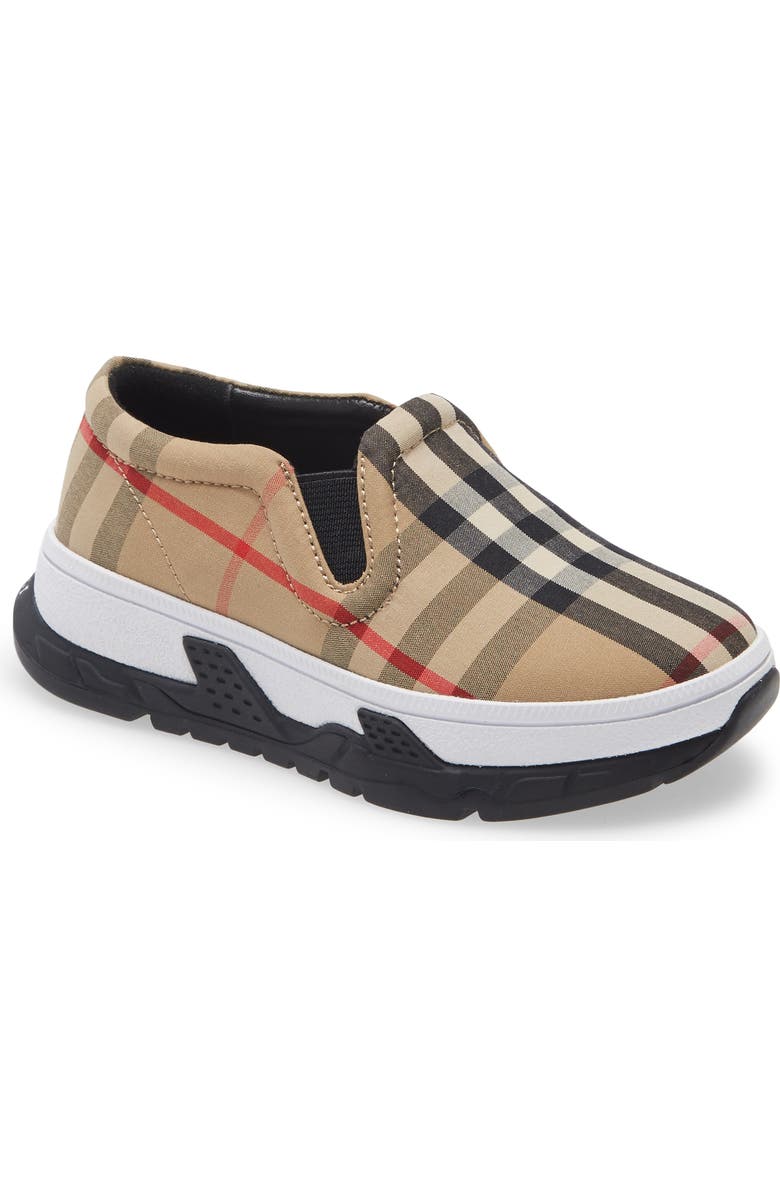 Burberry Brety Check Slip-On Sneaker, Main, color,