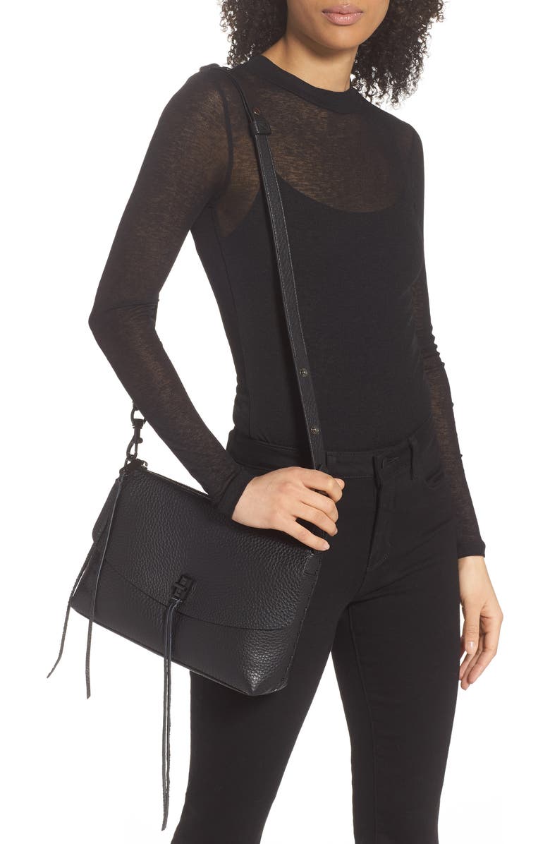 Rebecca Minkoff Darren Leather Shoulder Bag, Alternate, color,