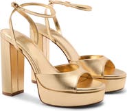 MANGO Ankle Strap Platform Sandal