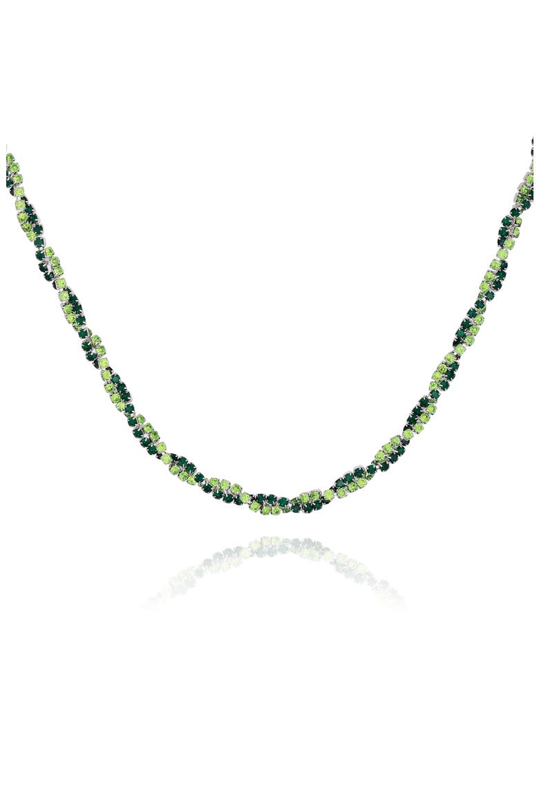 Twisted Necklace, Alternate, color, SILVER TONE