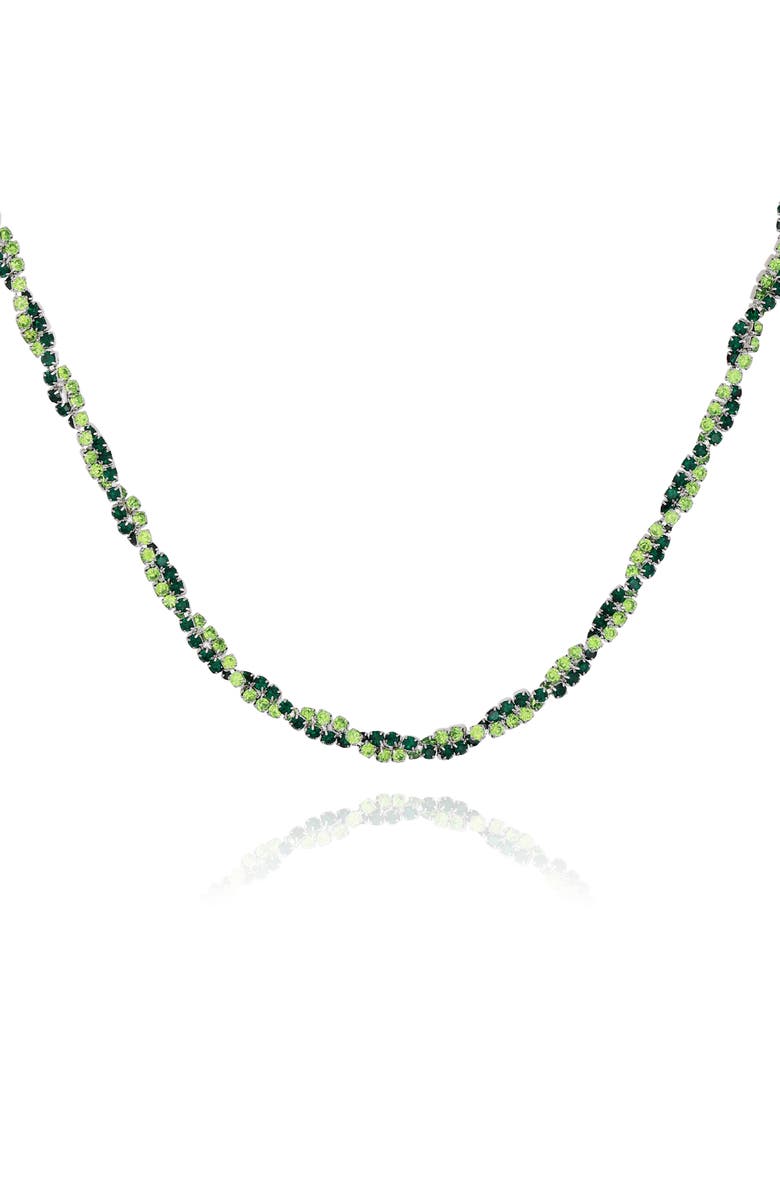 Vince Camuto Twisted Necklace, Alternate, color, Silver Tone