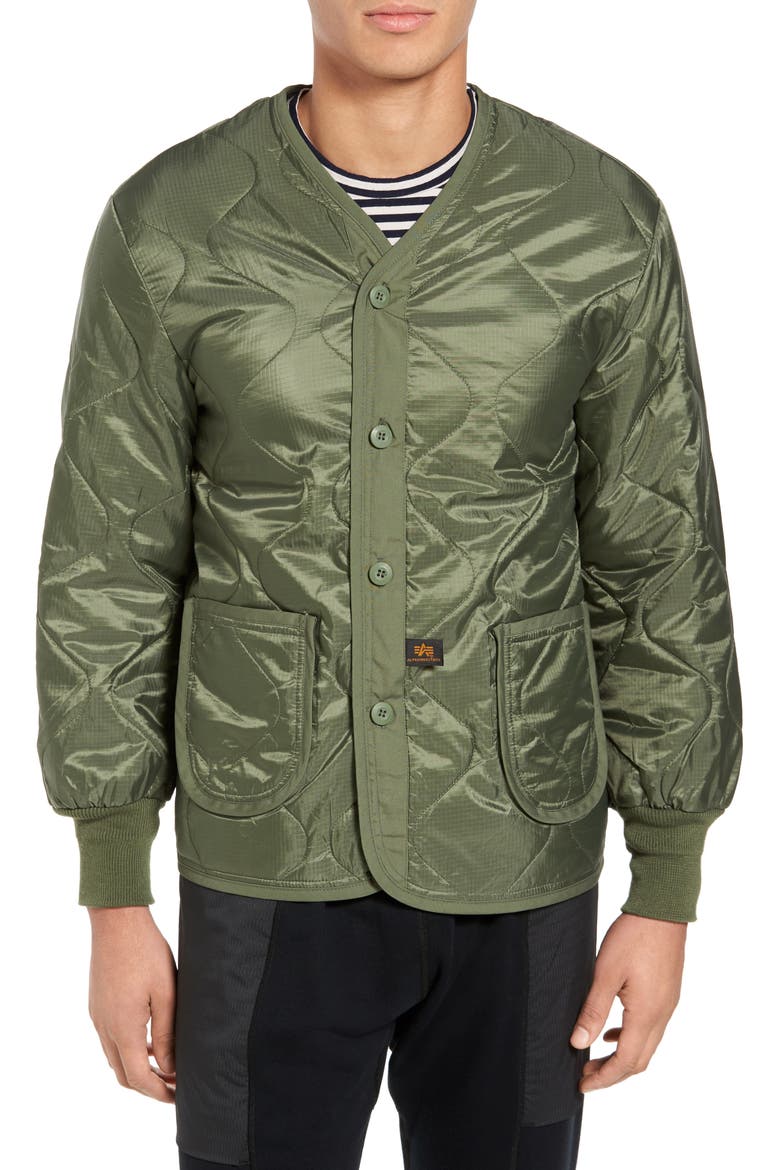 ALS/92 Liner Jacket, Alternate, color, OLIVE GREEN