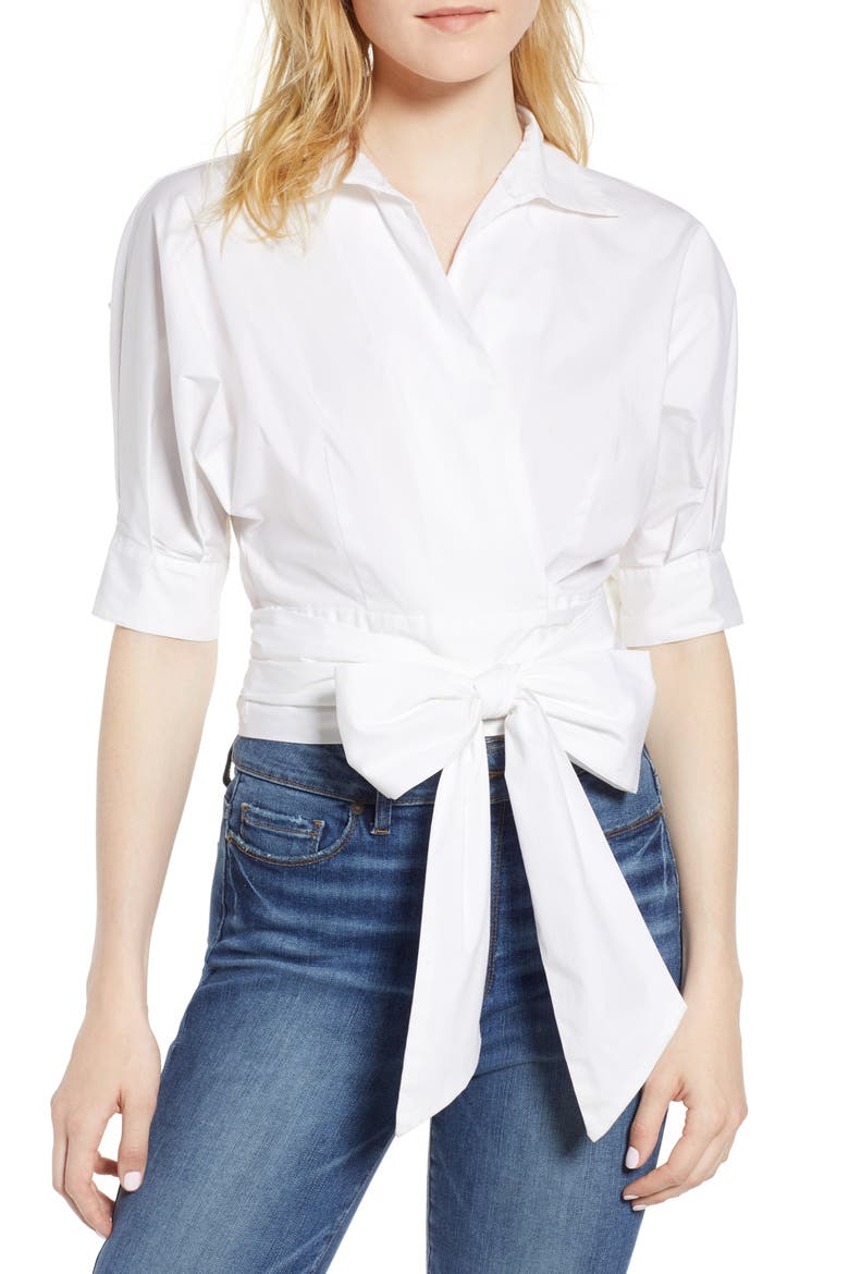 Arietta Sash Tie Wrap Top video