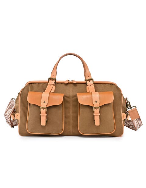 Speedwell Genuine Leather Waxed Canvas Travel Duffel