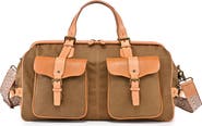OLD TREND Speedwell Genuine Leather Waxed Canvas Travel Duffel