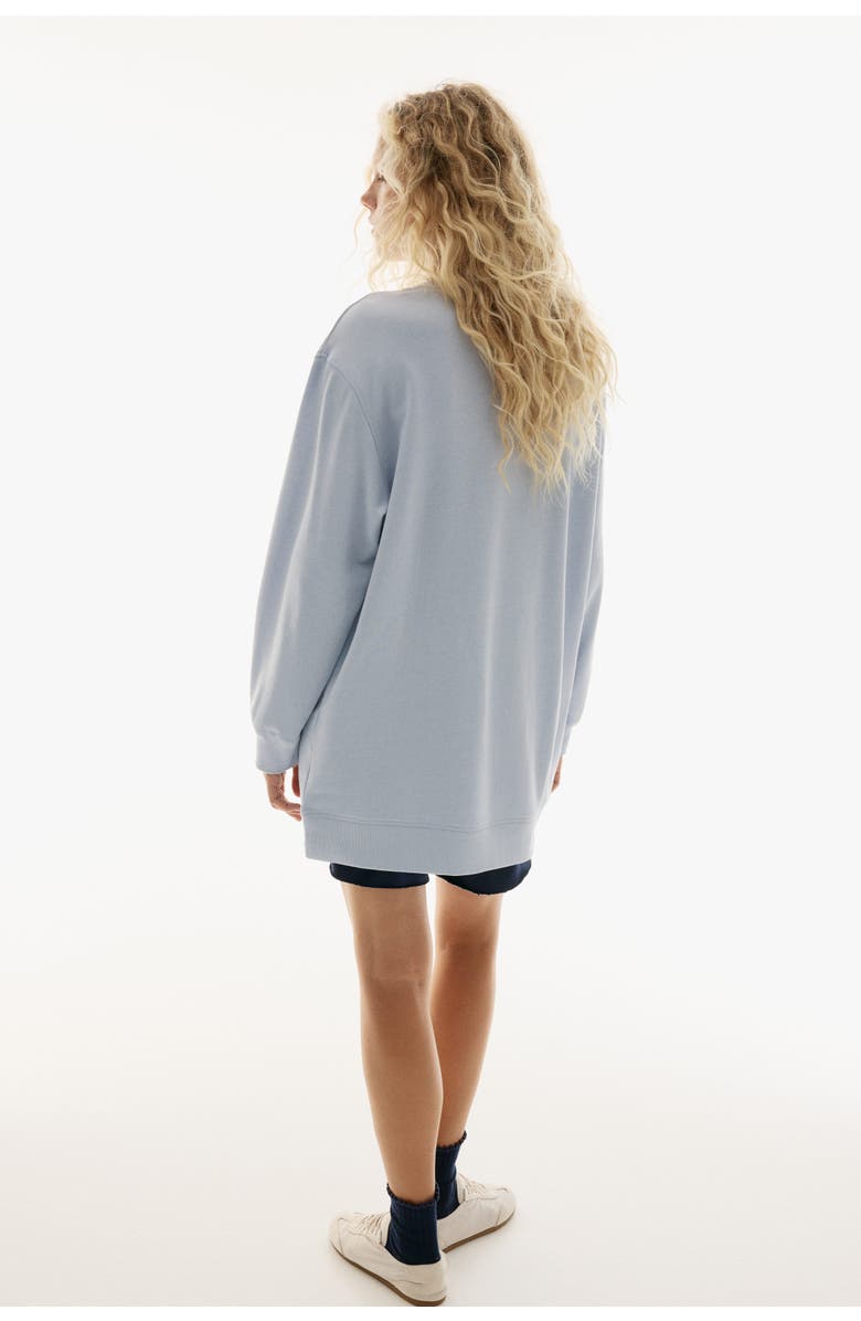 H&M Sweatshirt Dress, Alternate, color, Light Blue