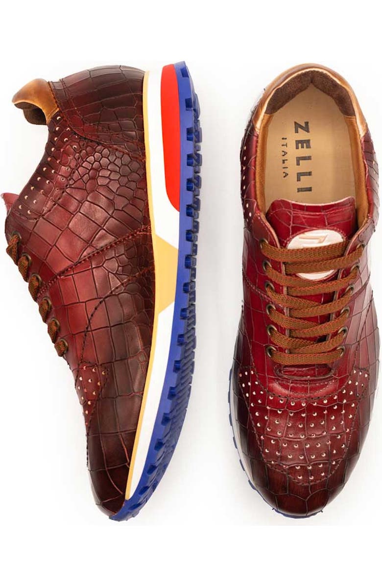 Zelli Italia Rocco Sneaker, Alternate, color, Brown