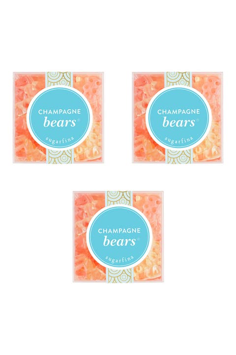 Champagne Bears - Small Cube Bundle - Set of 3