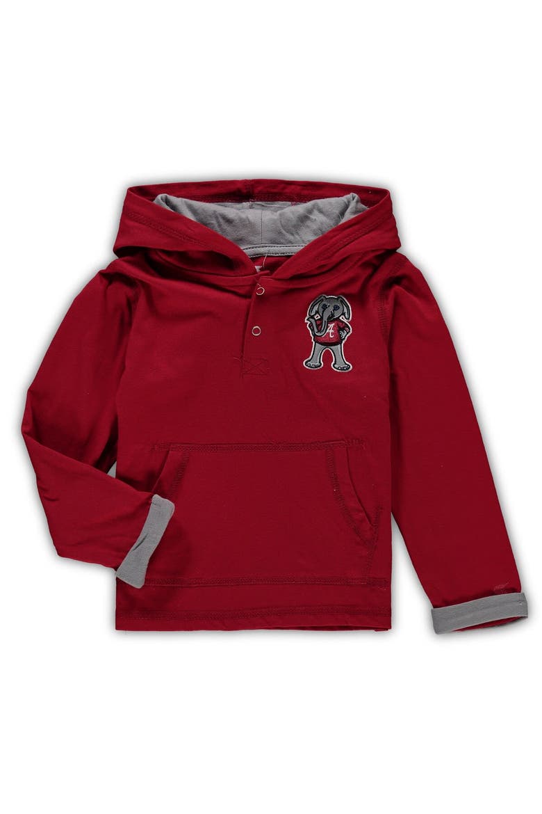 Toddler Colosseum Crimson/Heathered Gray Alabama Crimson Tide Poppies Hoodie and Sweatpants Set, Alternate, color, Crimson
