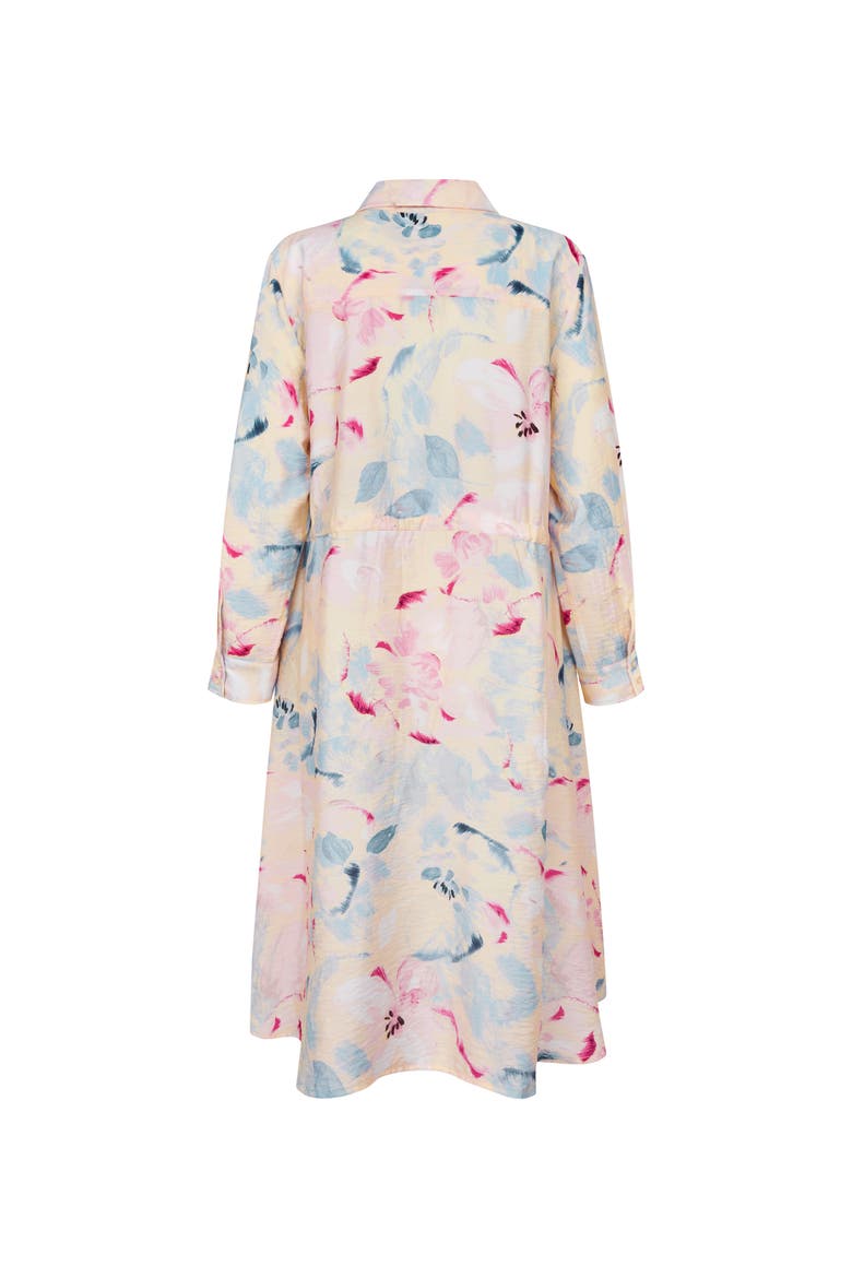 MaNova Floral Print Midi Dress, Alternate, color, Primrose