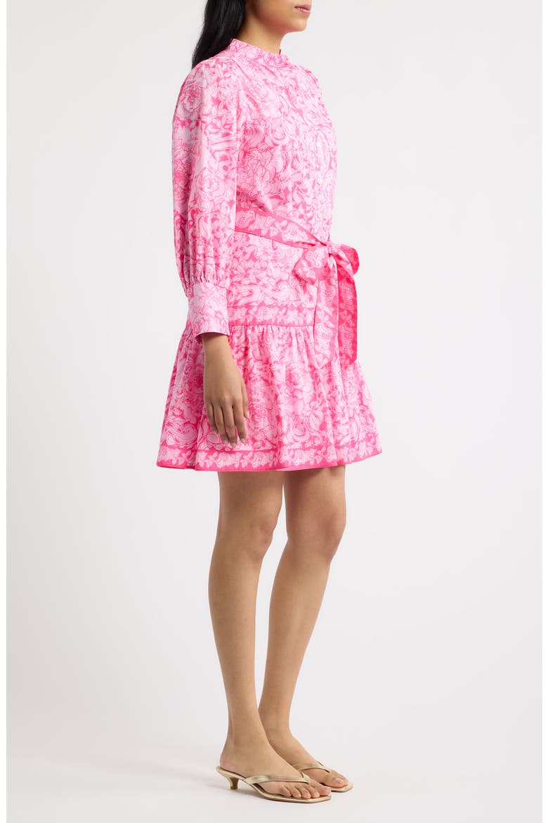 Drena Cotton Shirtdress, Alternate, color, A ROSE BY ANY OTHER NAME