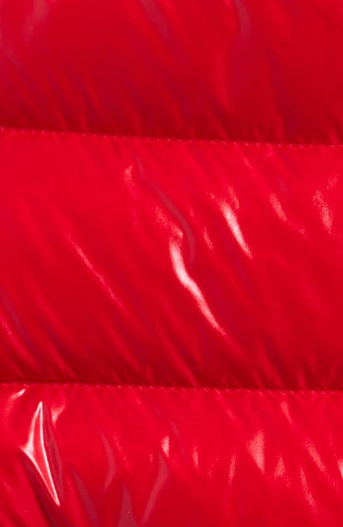 Moncler Kids' Tib Quilted Down Puffer Vest In Red