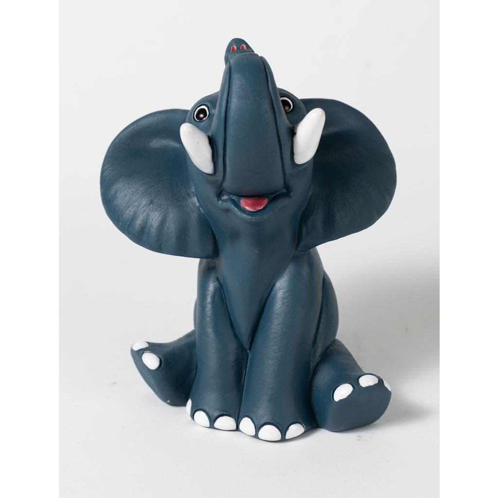 Ten Thousand Villages Happy Elephant Eyeglass Holder In Blue