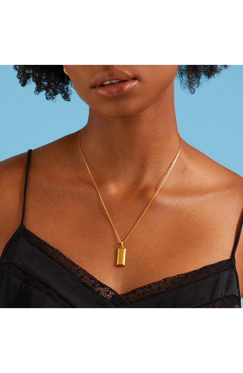 7879 Bullion Bar Pendant, Alternate, color, Gold 18K
