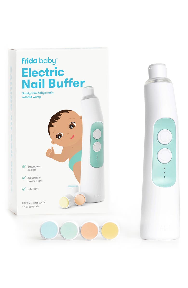 Fridababy Electric Nail Buffer, Alternate, color, White
