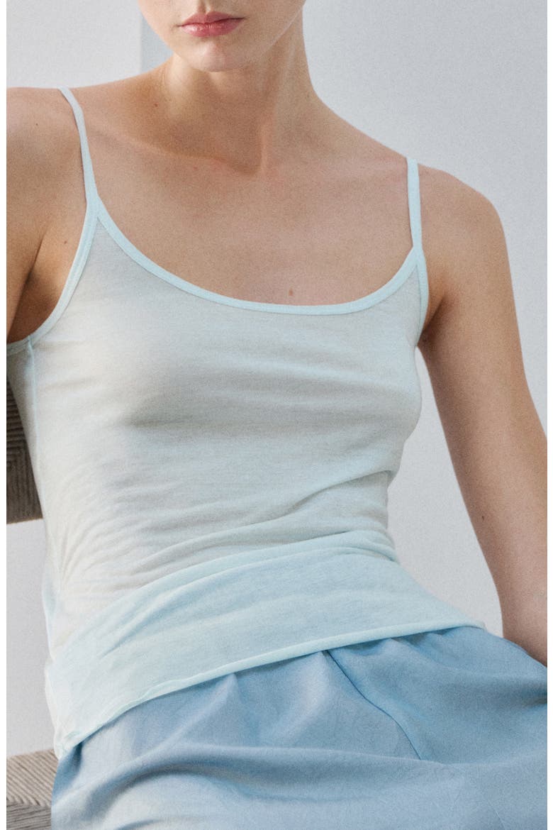 Microfiber Pajama Camisole, Alternate, color, BLUE